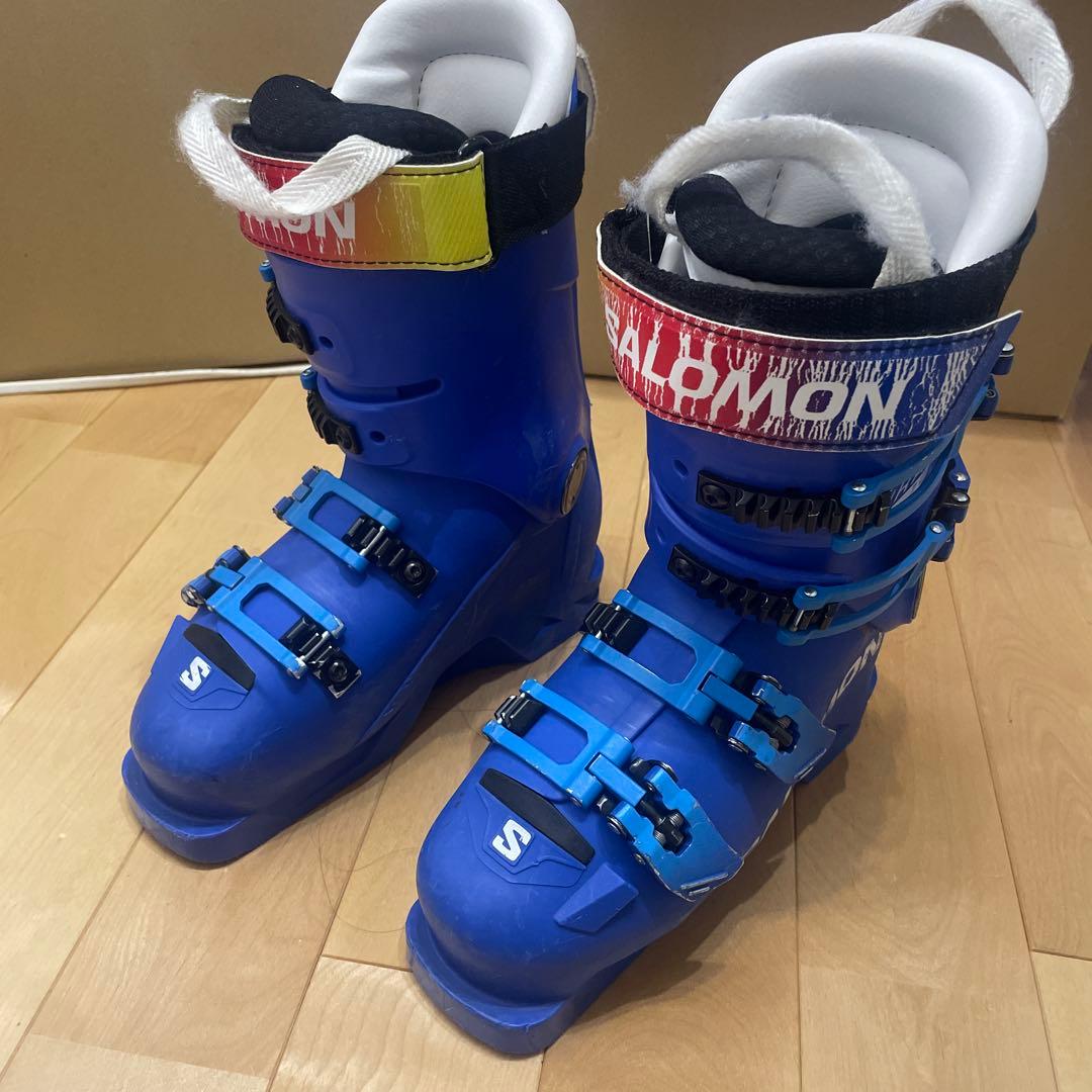 サロモンスキー用ブーツ 青