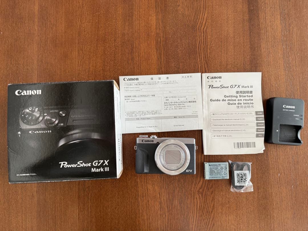 中古品 キヤノンPowerShot G7X Mark3 III g7 x