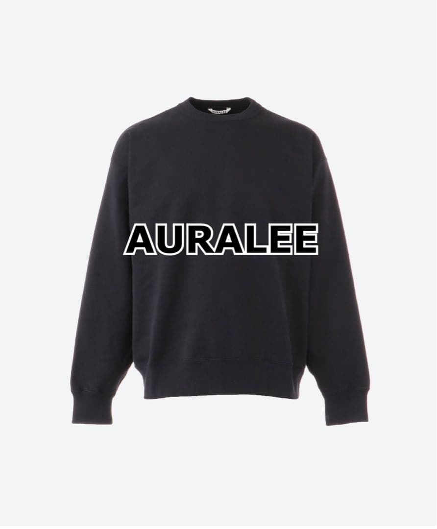 AURALEE 伊勢丹別注 ORGANIC COTTON SWEAT P/O