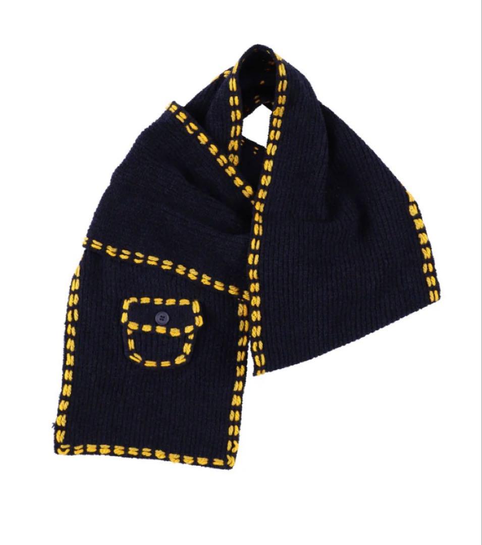 PHINGERIN 23AW ハンドステッチデザインニット＆マフラー