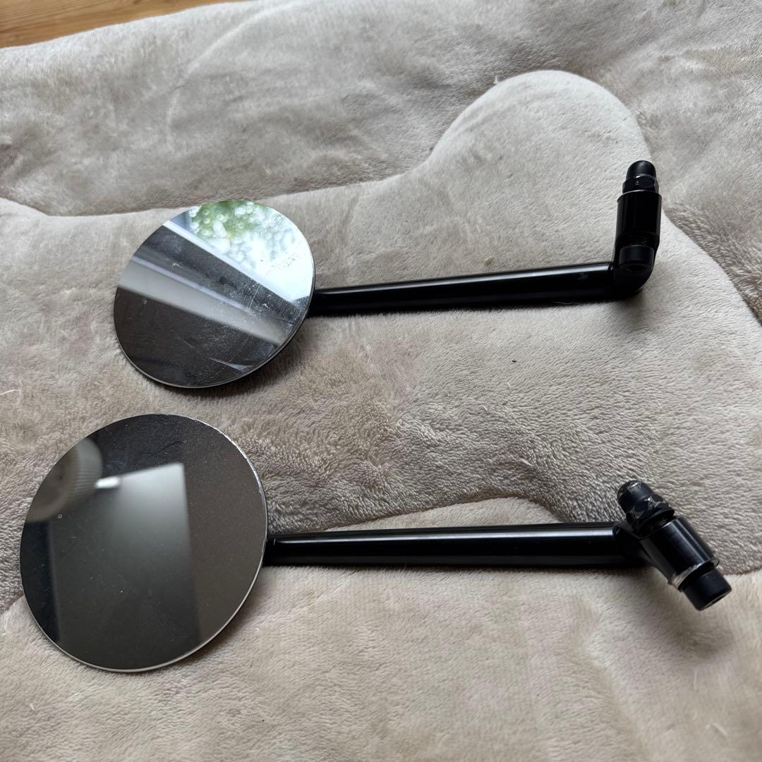 トライアンフ ボンネビルT120 アルミ バックミラー左右セット