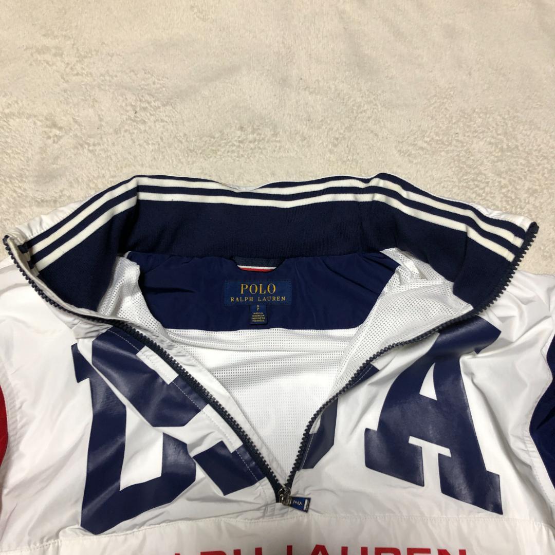 寄付対象品 ポロラルフローレン アノラック ANORAK USA 星条 Sサイズ