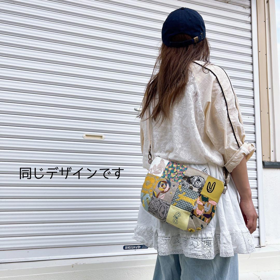 ミナペルホネン ハンドメイド ショルダーバッグ サコッシュ ポーチ バッグ