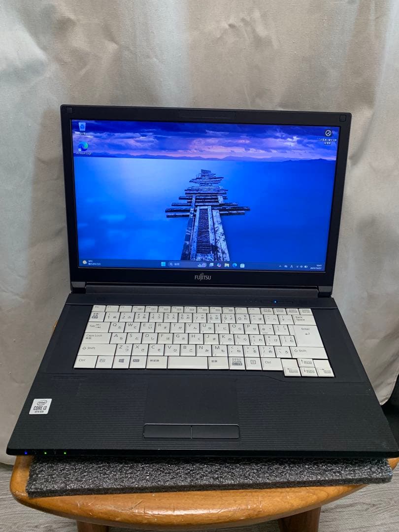 見やすいワイド液晶！10世代FUJITSU A5510/D/Win11Pro！