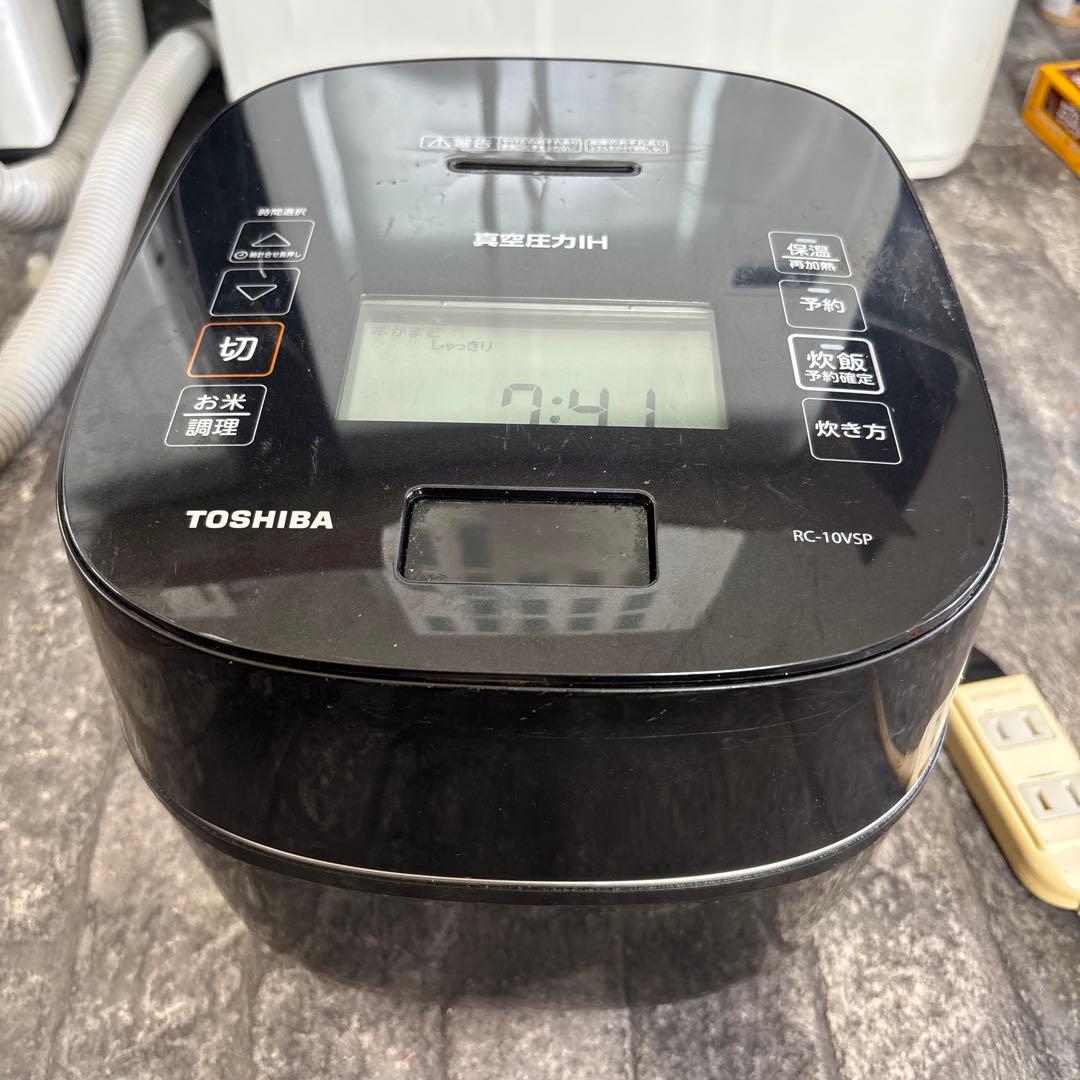 TOSHIBA RC-10VSP 炊飯器 1.0L ブラック
