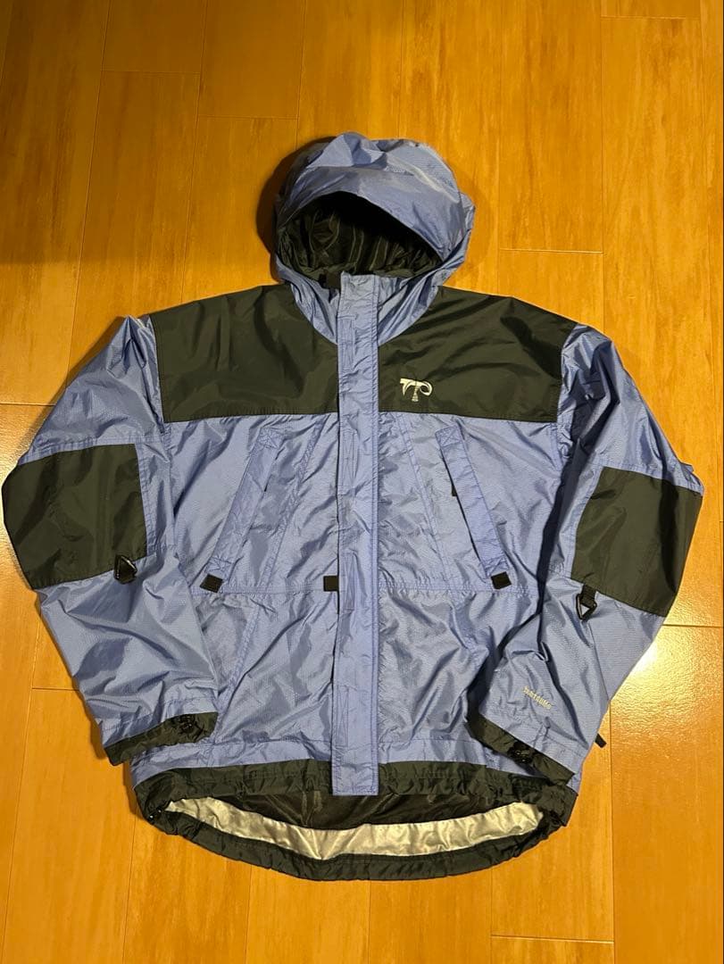 【希少】TRANSPORT リップストップナイロンJK BLUE/BLK