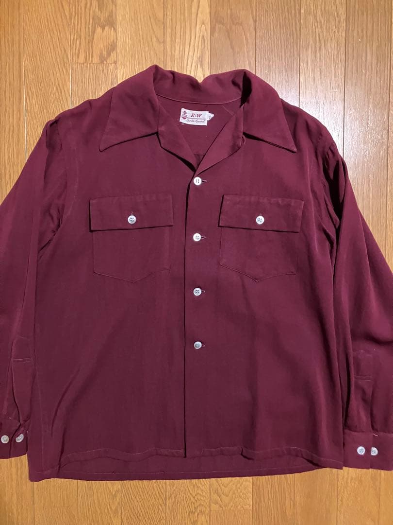 トップス 40s vintage wool shirt