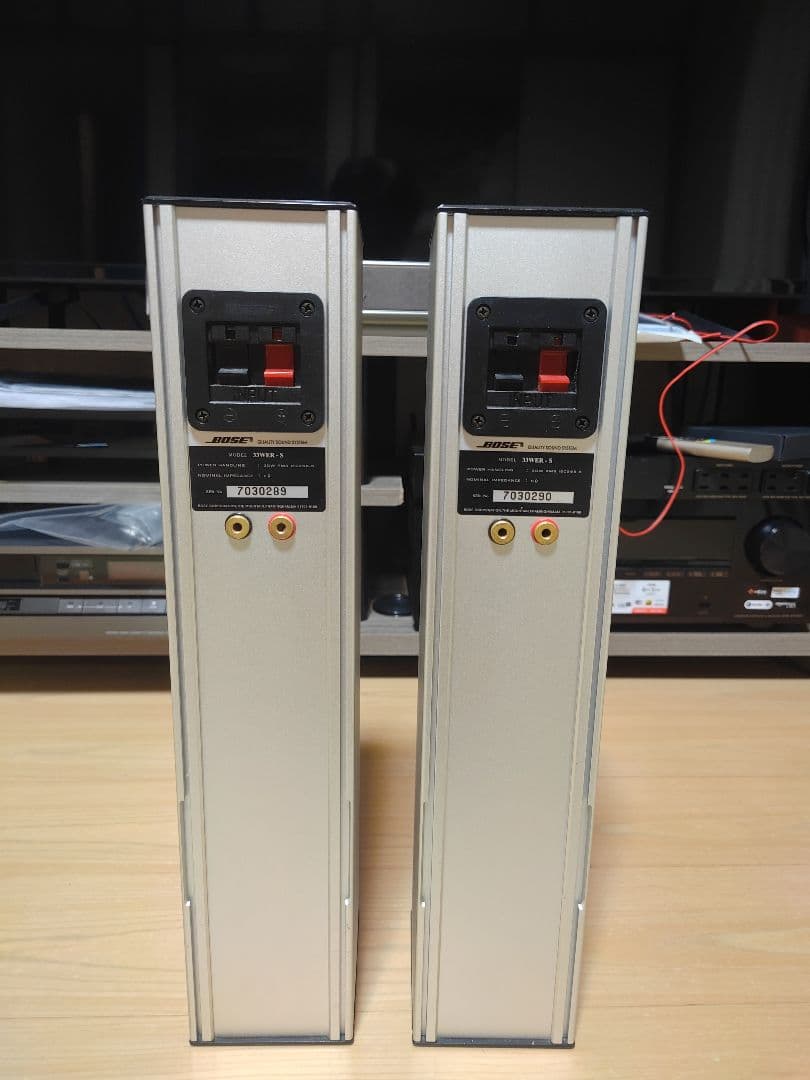 S*r様 Bose 33wer タワースピーカー シルバーペア