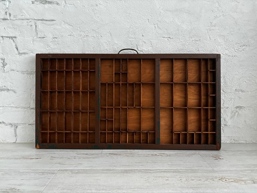 プリンタートレイ/アンティーク/木製トレイ大きめ