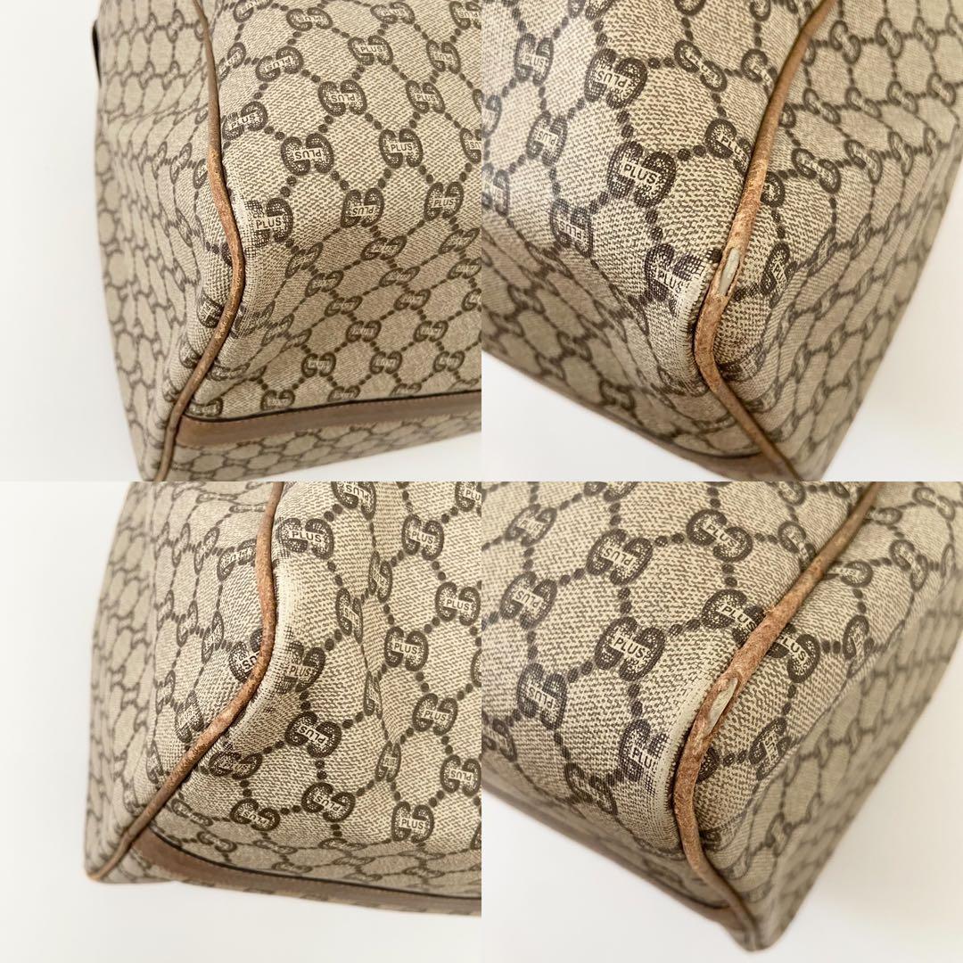 【希少】GUCCI オールドグッチ グッチプラス ボストンバッグ GGスプリーム