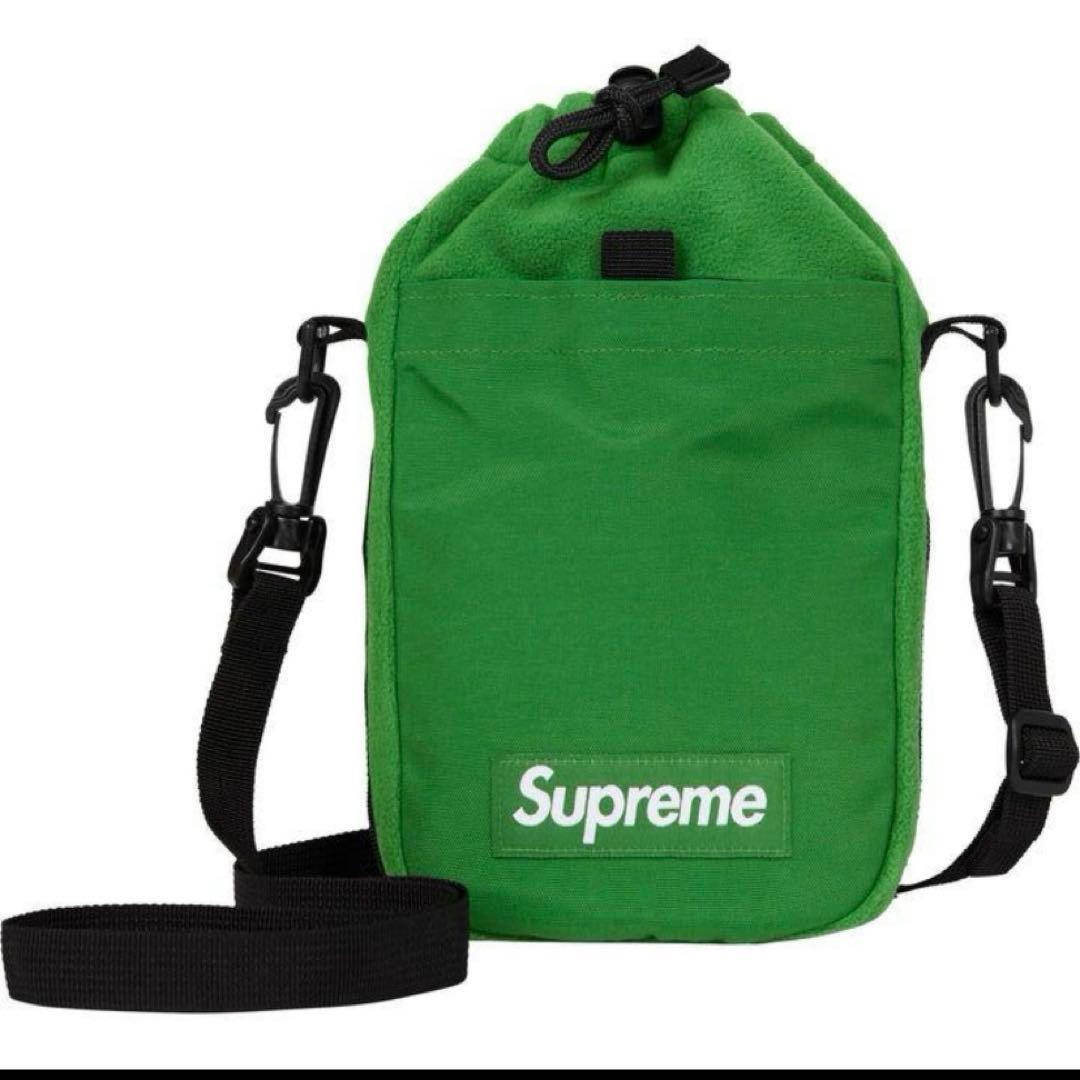 シュプリーム　ポーラテック　ショルダー　バッグ　緑　グリーン Pouch