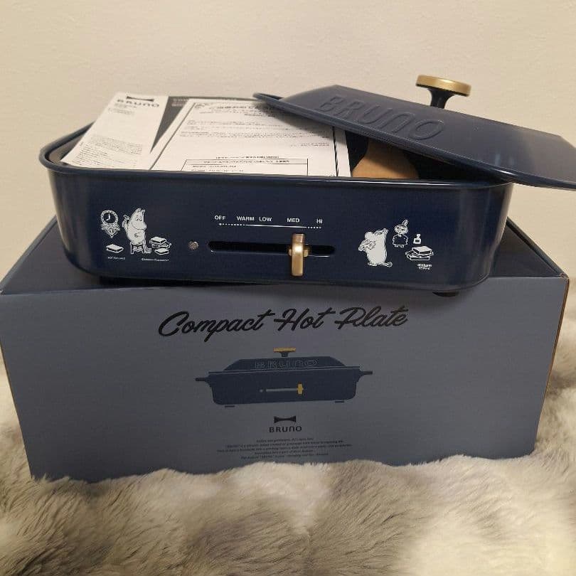 当選品！レア！BRUNO　コンパクトホットプレート　 ムーミンデザイン