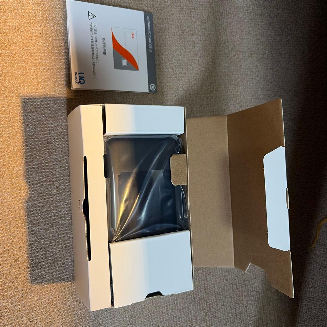 カブアンドモバイルwifi周辺機器 黒 未使用