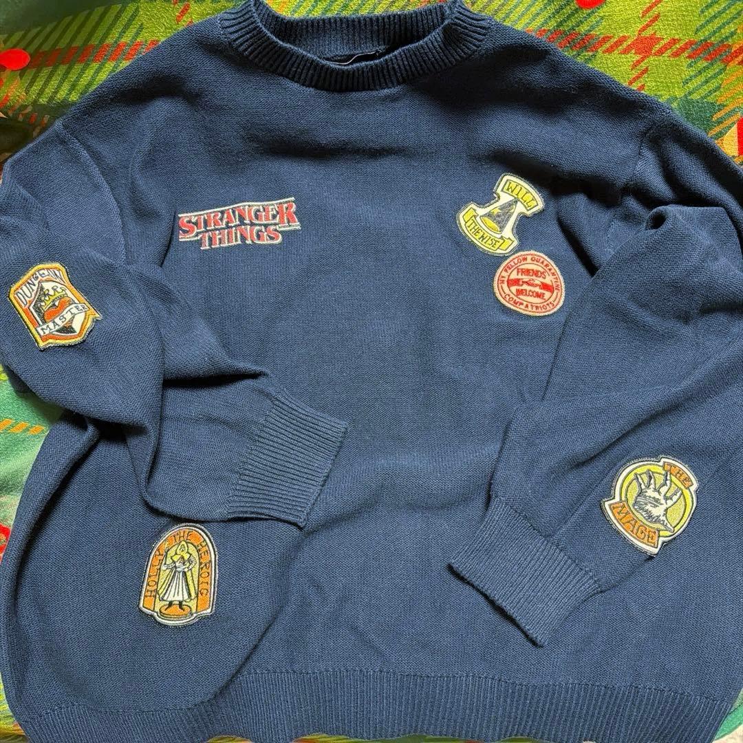 stranger things nikoand コラボ ニット