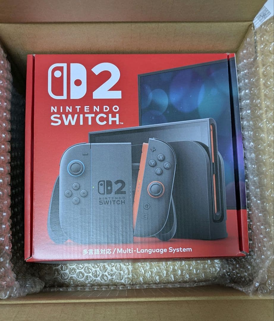 【新品未使用】Nintendo Switch2 本体(多言語対応版)国内購入品