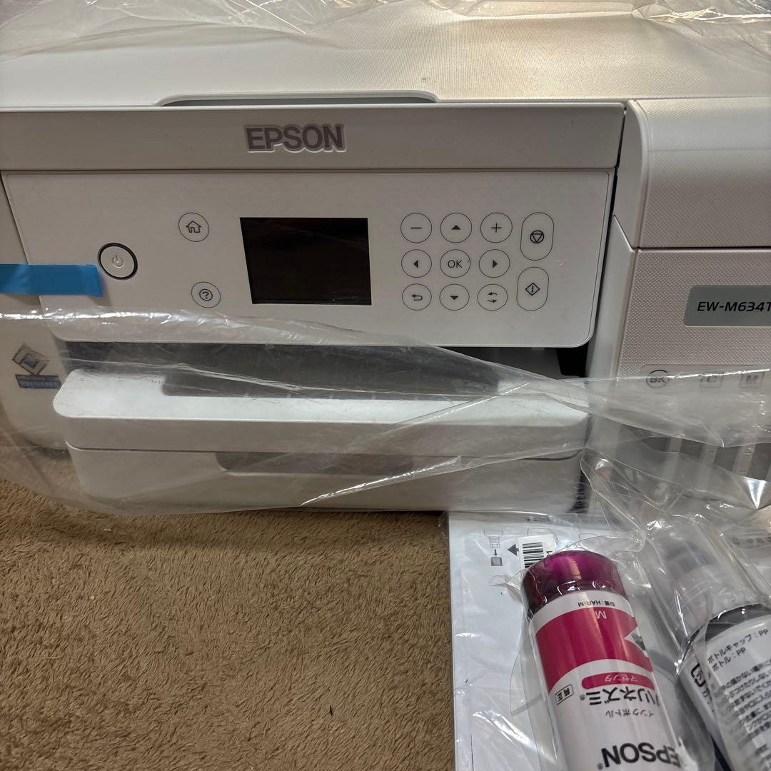 EPSON プリンター　EPSON EW-M634T インク、ケーブル、説明書付