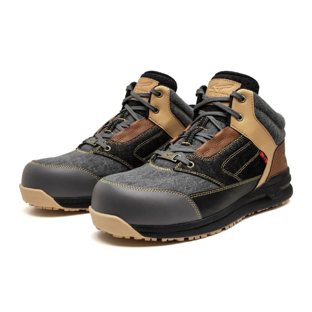 オールマイティLSⅡ 11MDENIM(紐／ハイカット／ワーキング)25cm