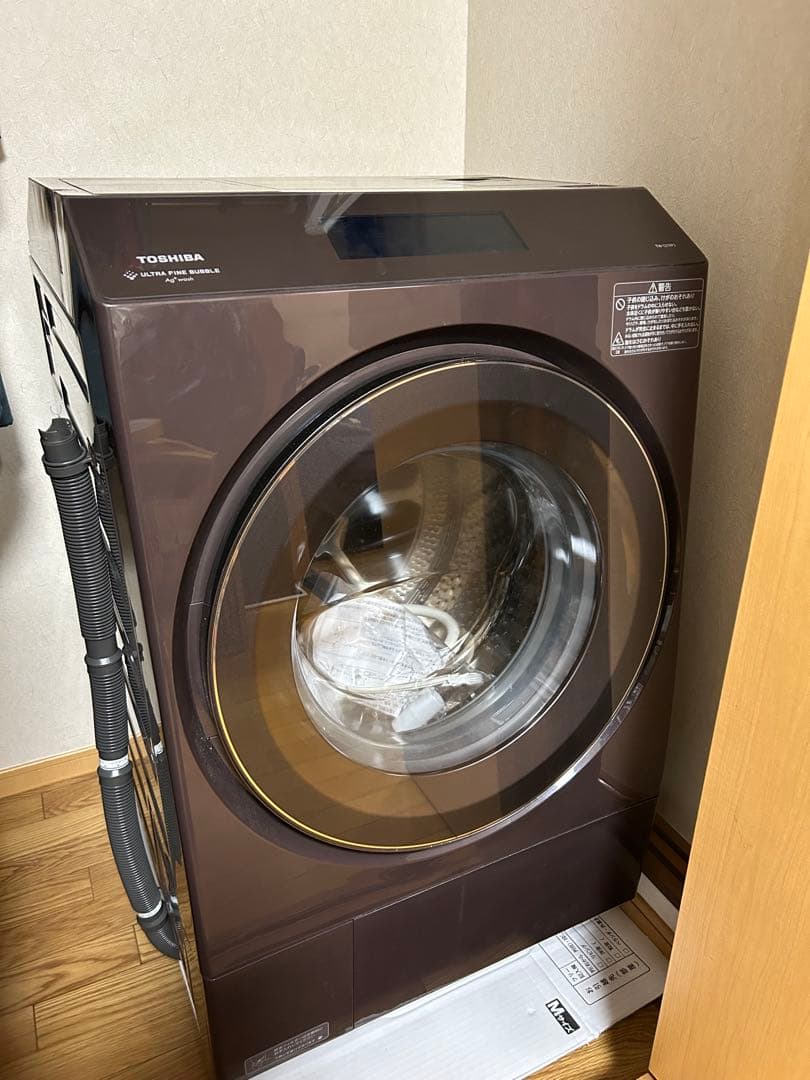 【中古】2023年式 東芝ドラム式洗濯機 ZABOON TW-127XP3L