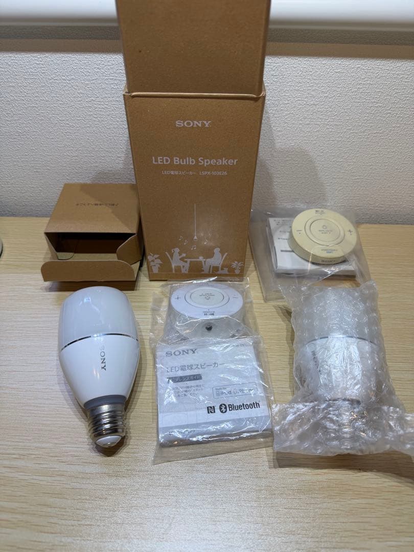 SONY LED Bulb Speaker LSPX-103E26 2本セット