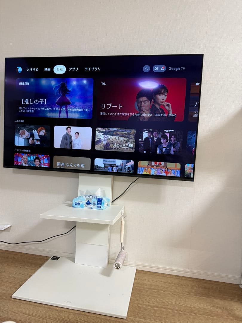 美品SONY BRAVIA XRJ-55A80J 4K有機ELテレビ