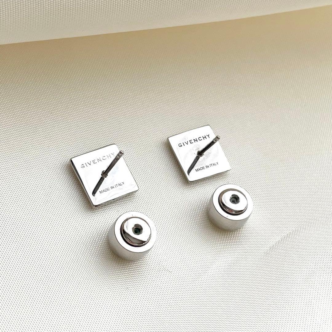 GIVENCHY ジバンシー　ロゴ　4G ピアス　シルバー　メンズ　レディース