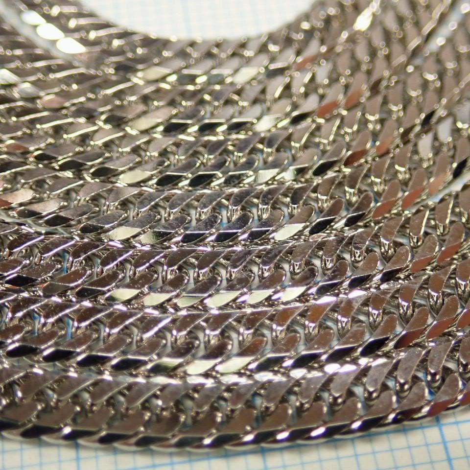 ■Pt850 喜平 6面Ｗダブル ネックレス 30g 50cm■プラチナ■キヘイ