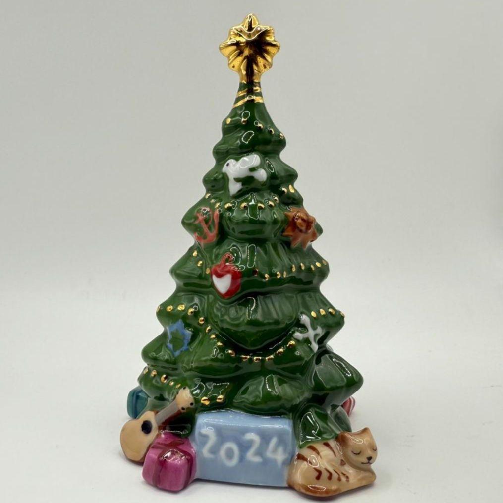 希少 美品☆ロイヤルコペンハーゲン フィギュリン 2024 クリスマスツリー