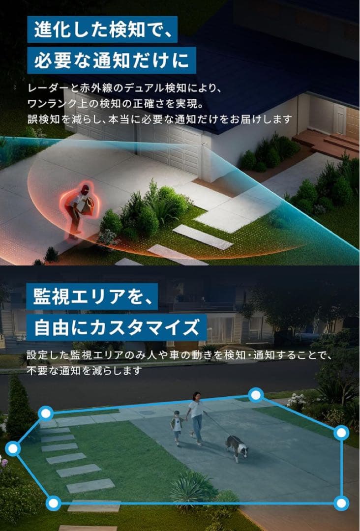 Anker Eufy (ユーフィ) eufyCam S4 (屋外用防犯カメラ)