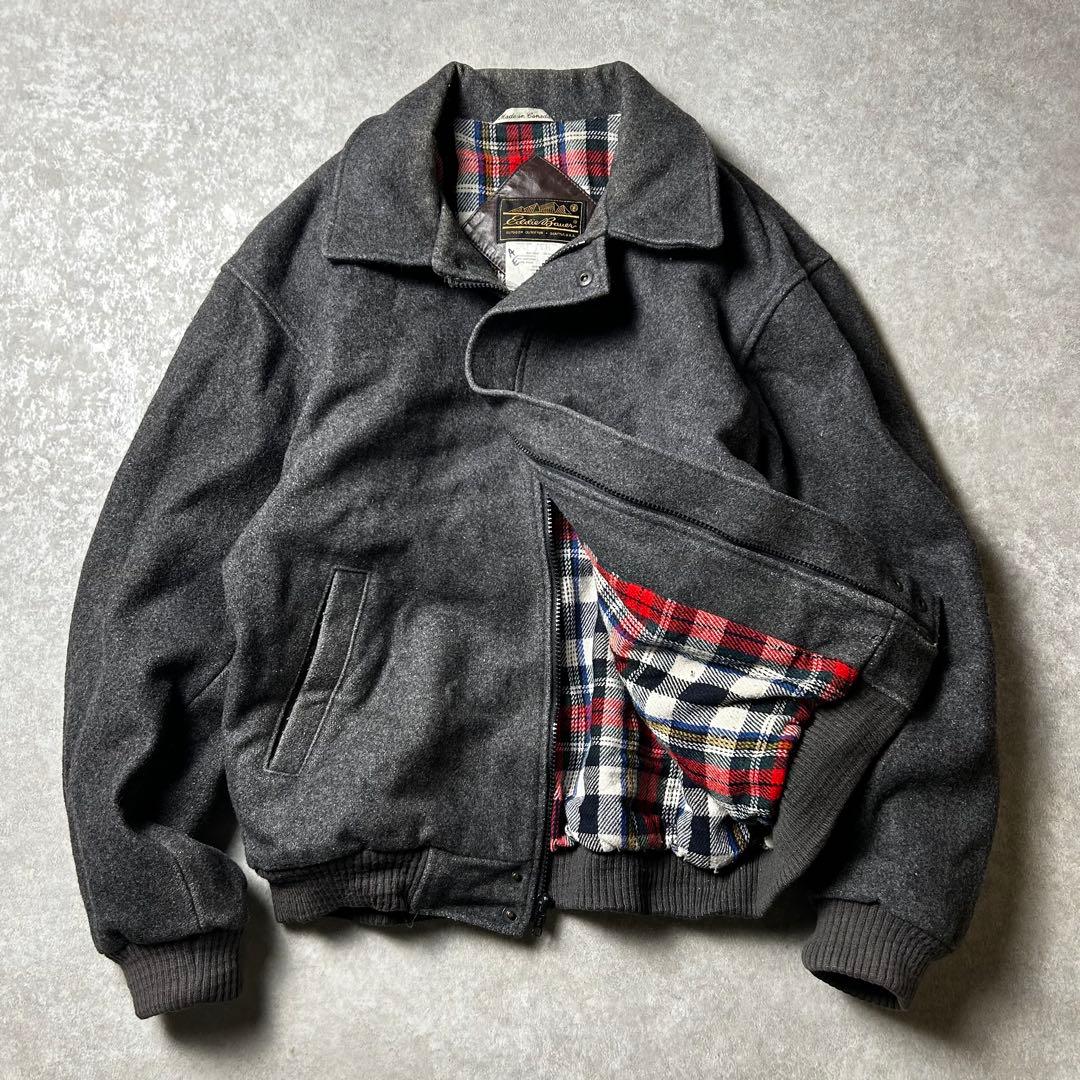 80〜90s vintage Eddie Bauer ウールボンバージャケット