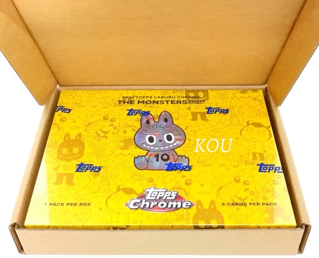 Topps Chrome Labubu 10周年記念 BOX ラブブ