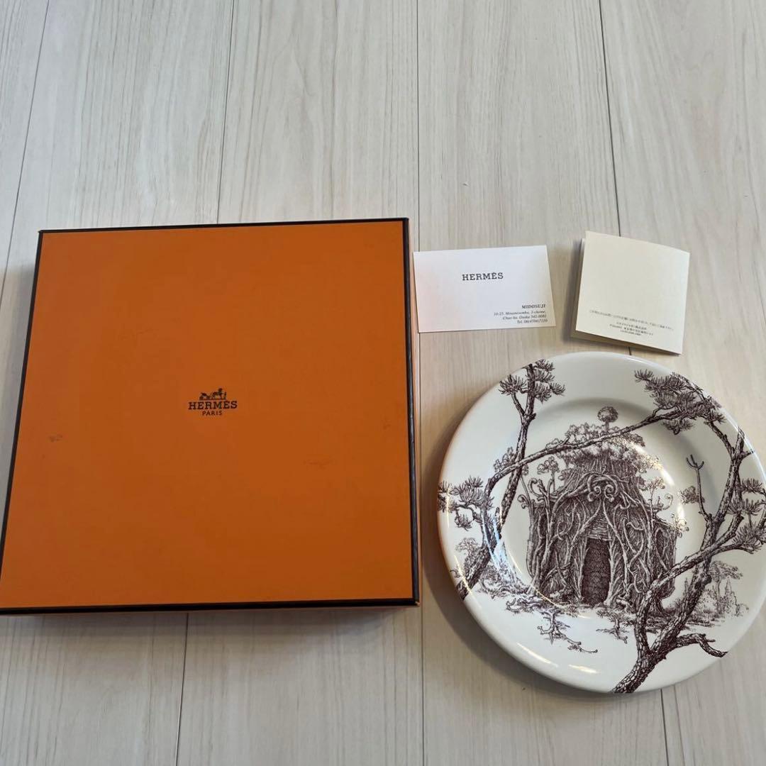 【新品】 希少レア エルメス HERMESプレート メゾンアンシャンテ 廃盤