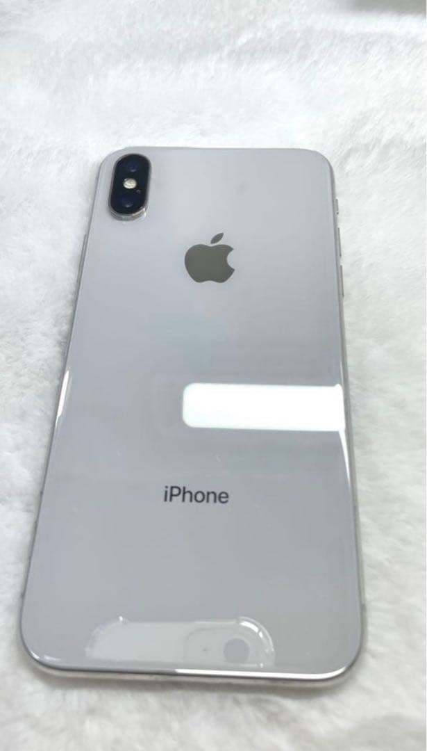 【美品】Apple iPhone X シルバー 本体
