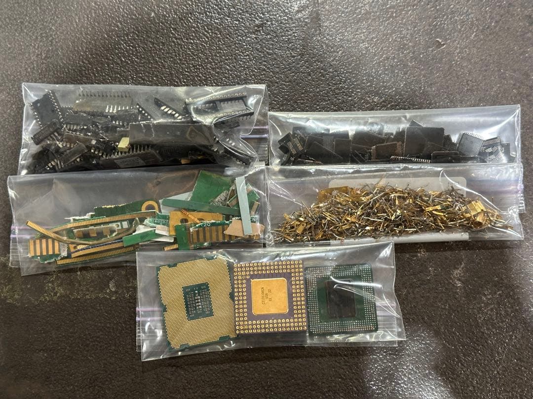 都市鉱山 金メッキ CPU 金ピン メモリ 7点まとめ