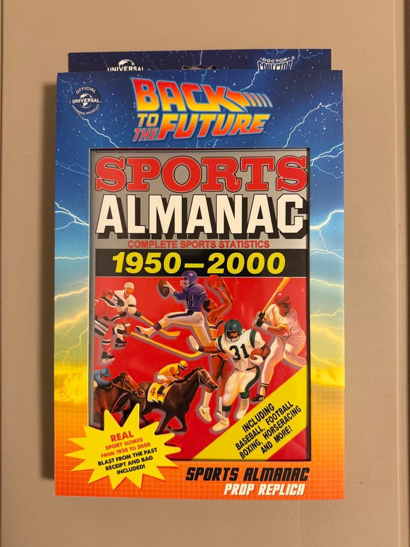 バックトゥザフューチャー　スポーツ年鑑　レプリカ