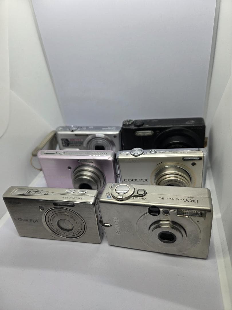 コンパクトデジタルカメラ6台まとめセット ジャンク品