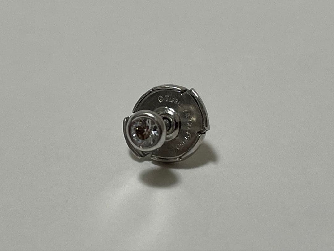 Tiffany& Co. バイザヤードピアス 片耳 ダイヤモンド プラチナ
