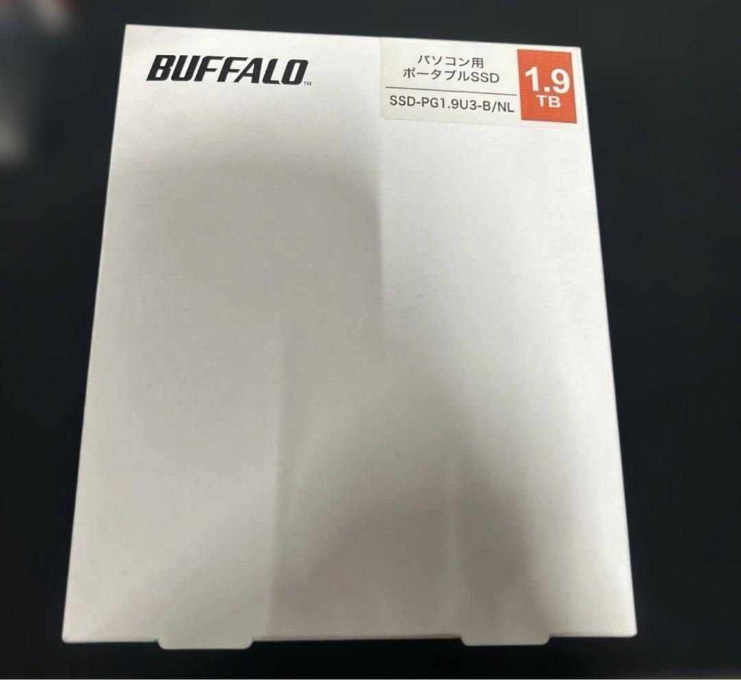 バッファロー BUFFALO USB3.1Gen1 ポータブルSSD 1.9TB