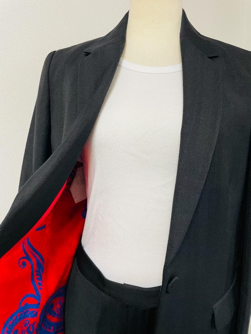 最終価格 VIKTOR&ROLF ペイズリー裏地黒スーツ ９号