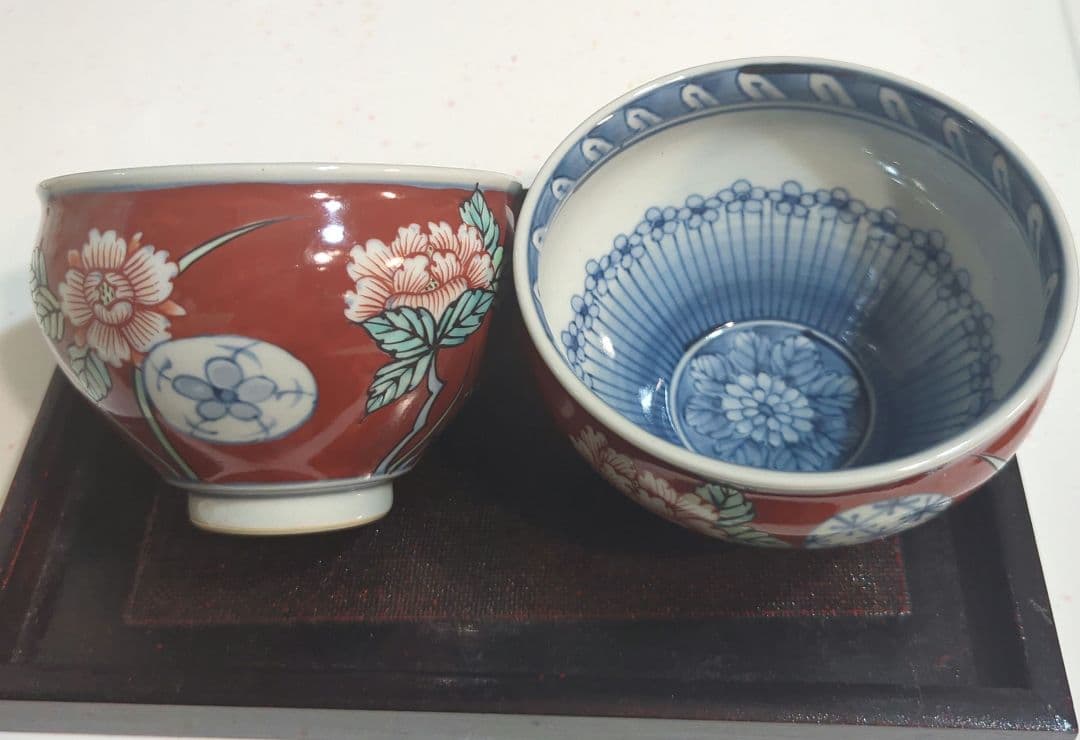 有田焼佐藤走波　湯呑.小鉢.小丼2客セット　 値下げ！！