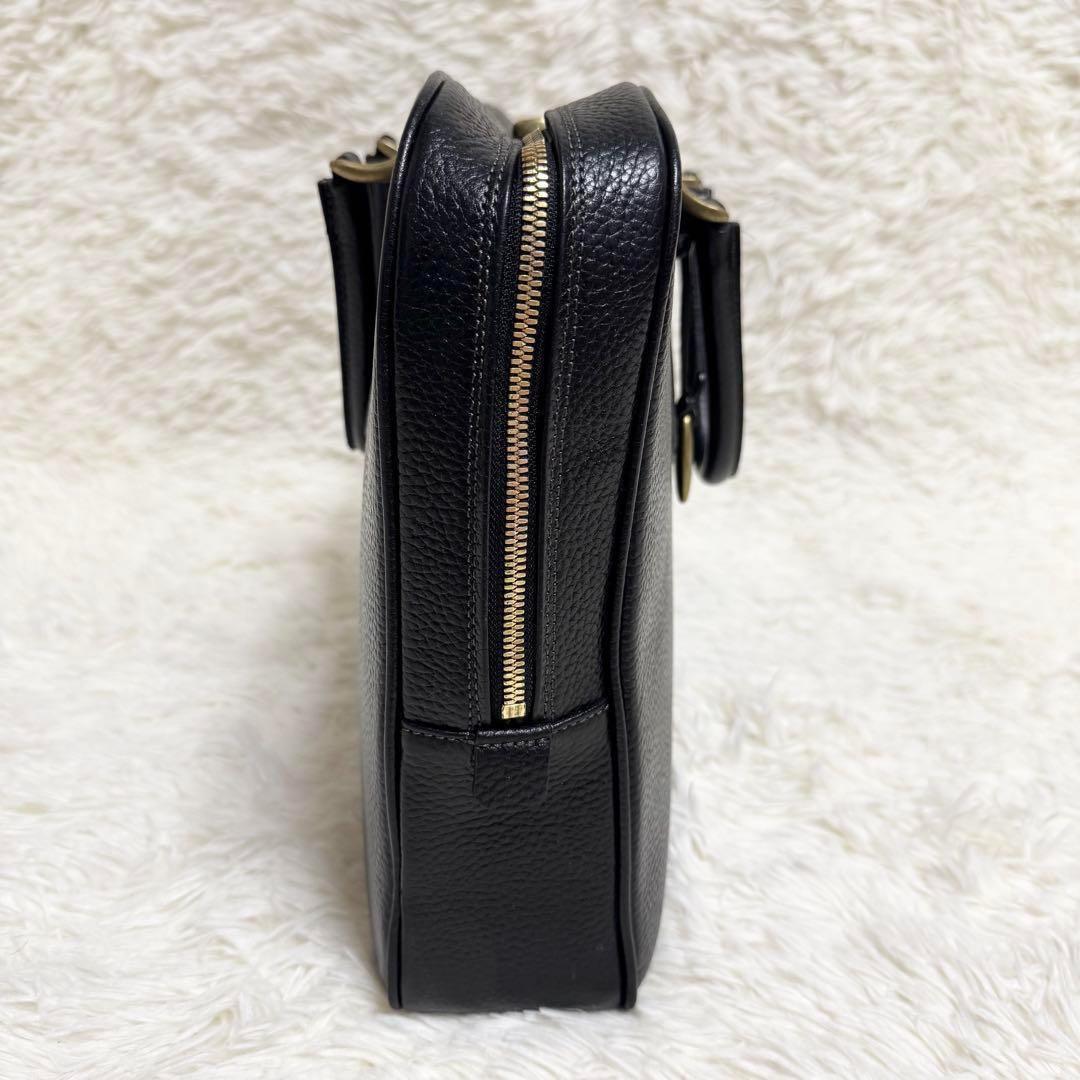 美品✨ トフアンドロードストーン トートバッグ ビジネス A4 レザー ブラック