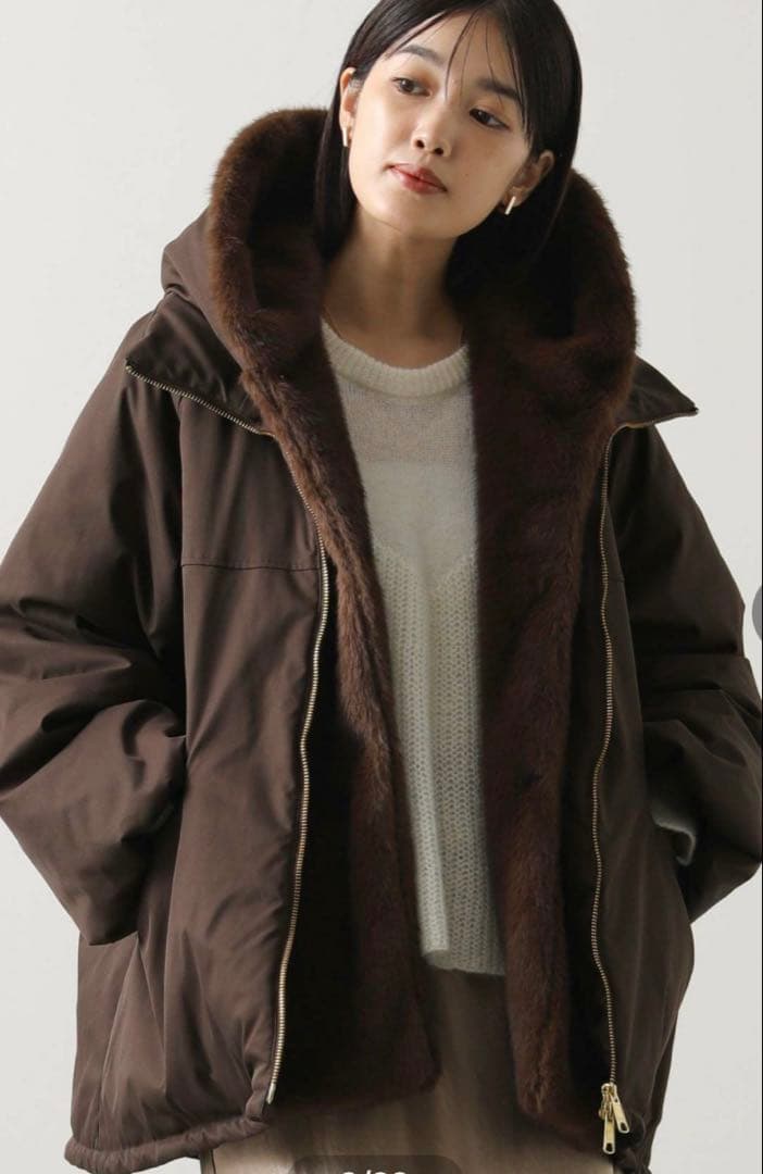 【美品】Gready Brilliant 取り外しファー中綿フードコート