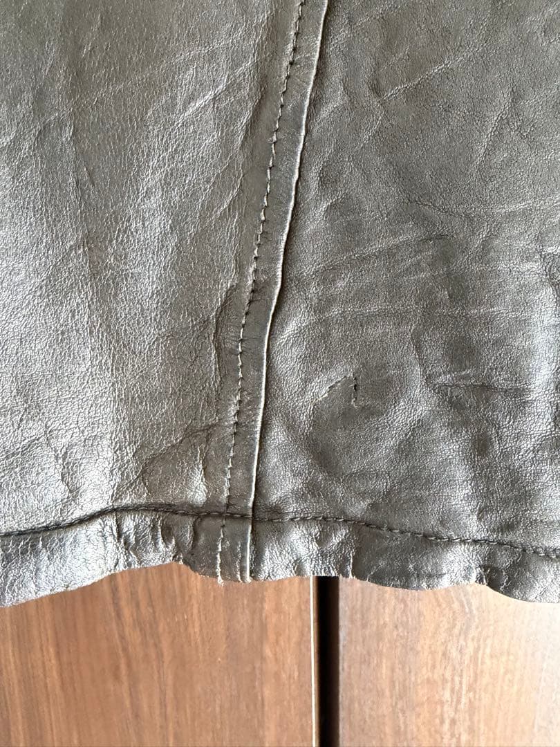 美品 46 ジョルジオ　ブラット　シープスキン