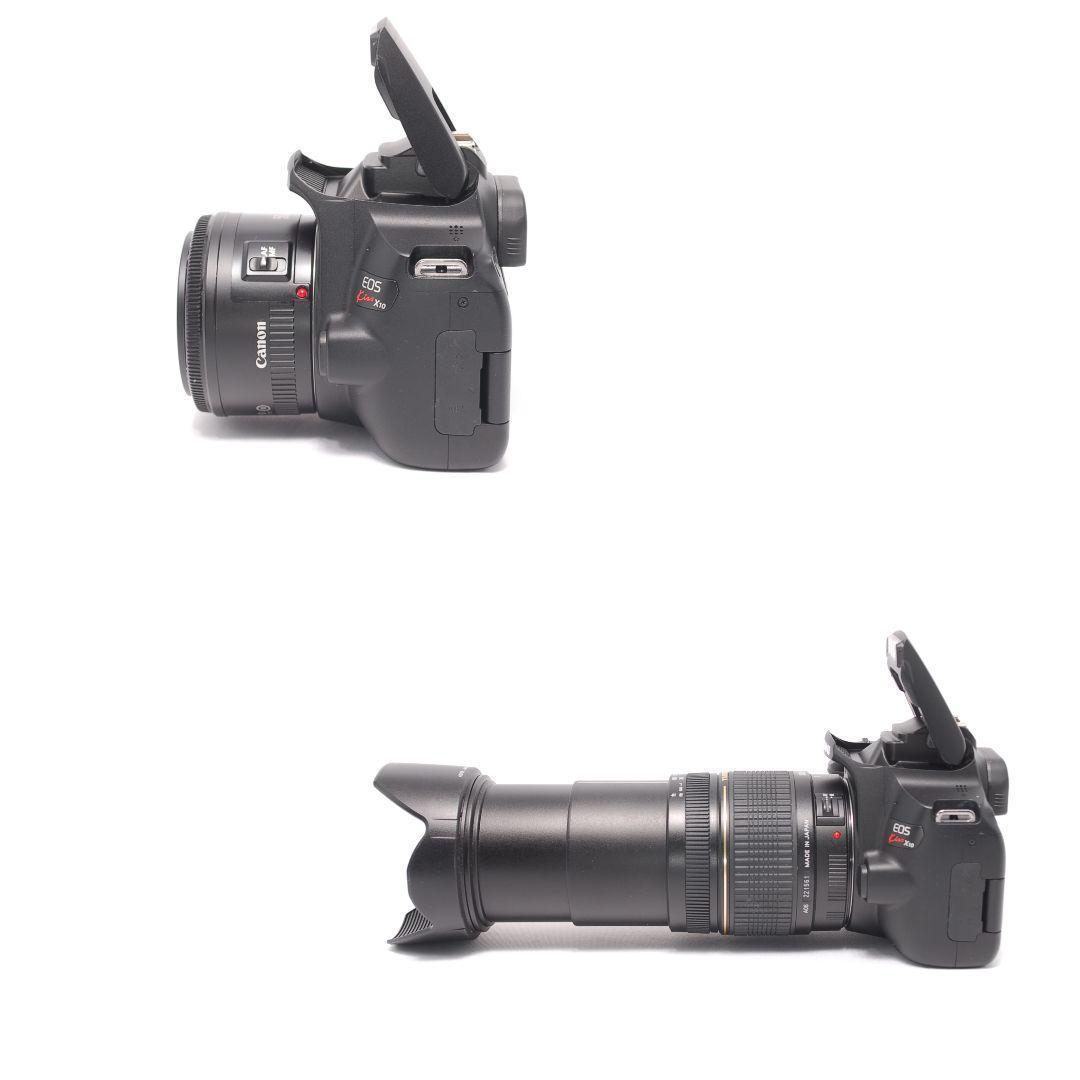 ❤即購入1000円OFF❤ キャノン Kiss X10 単焦点 × 高倍率レンズ