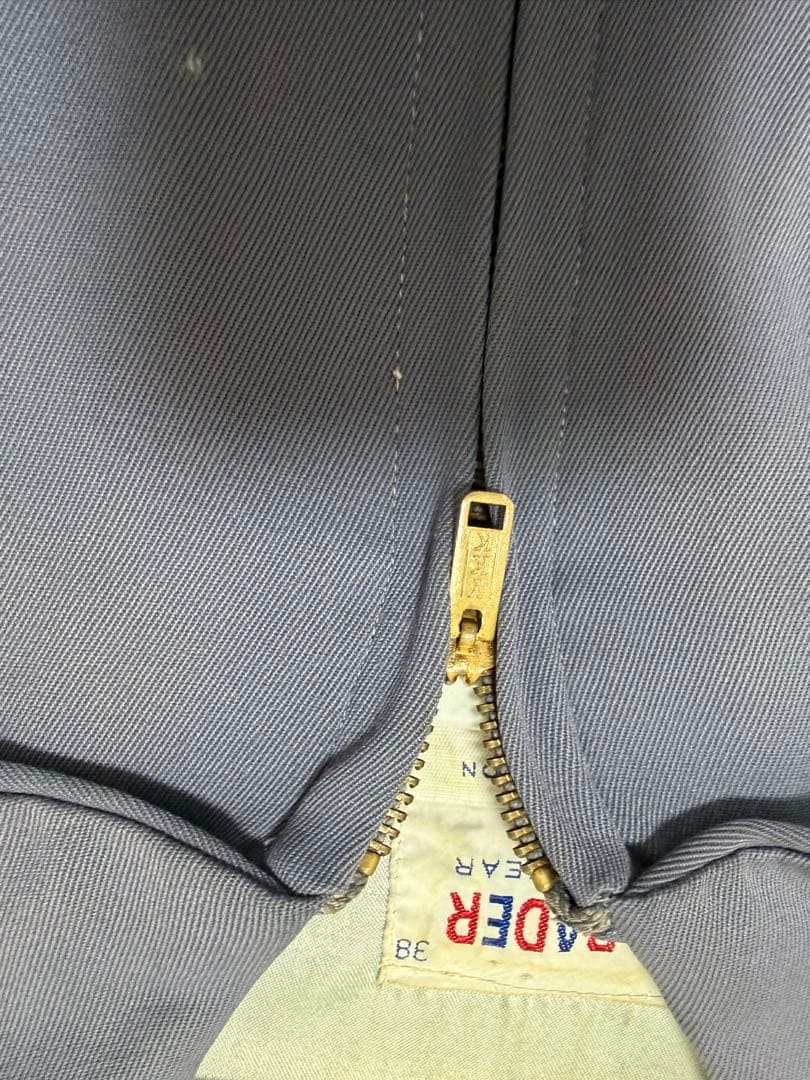 50s位　レーヨン　ギャバジャン　茄子紺