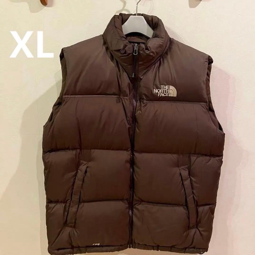 THE NORTH FACE ダウンベスト ブラウン ND00359 【XL】