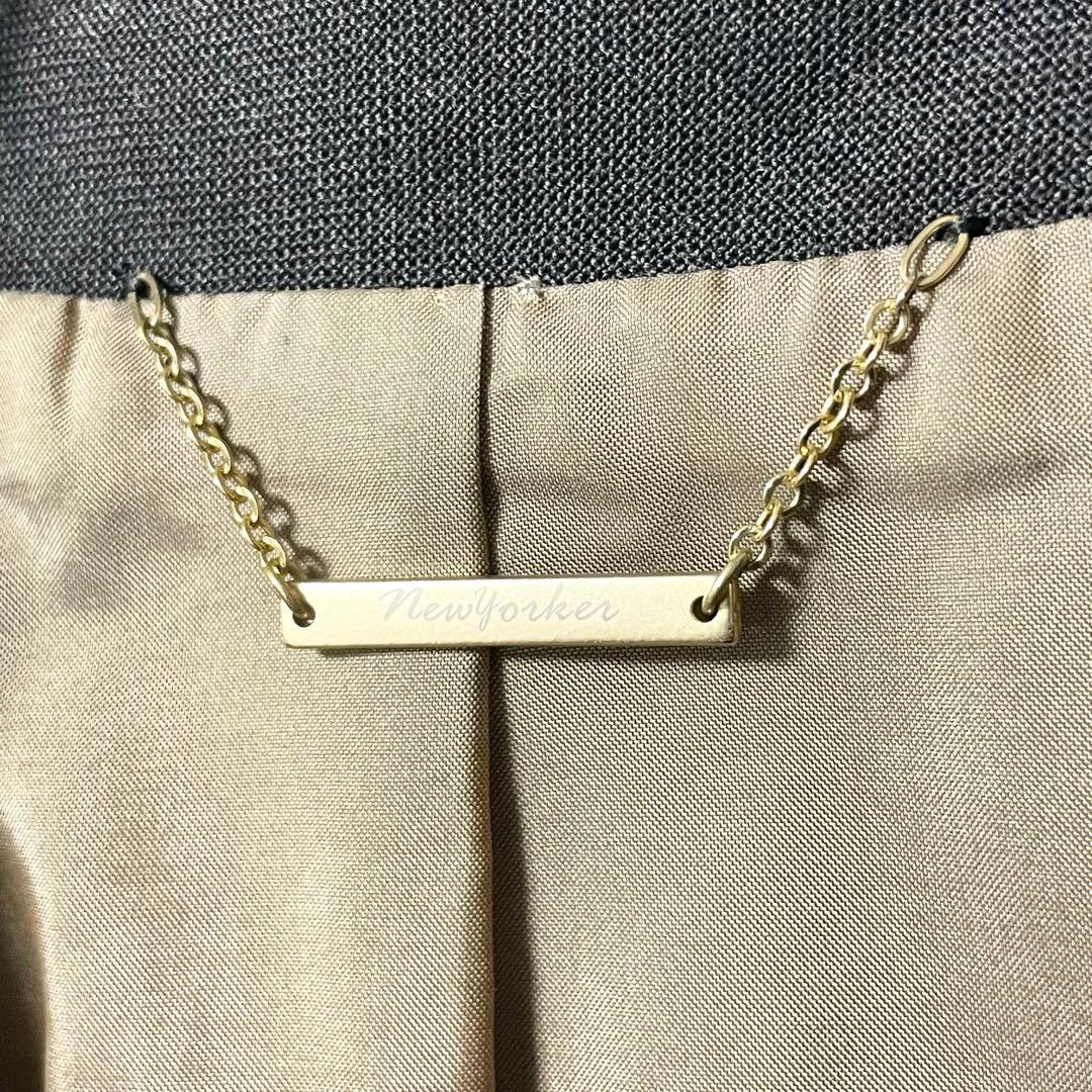 【極美品】ニューヨーカー スーツセットアップ 11号 チェルッティ生地