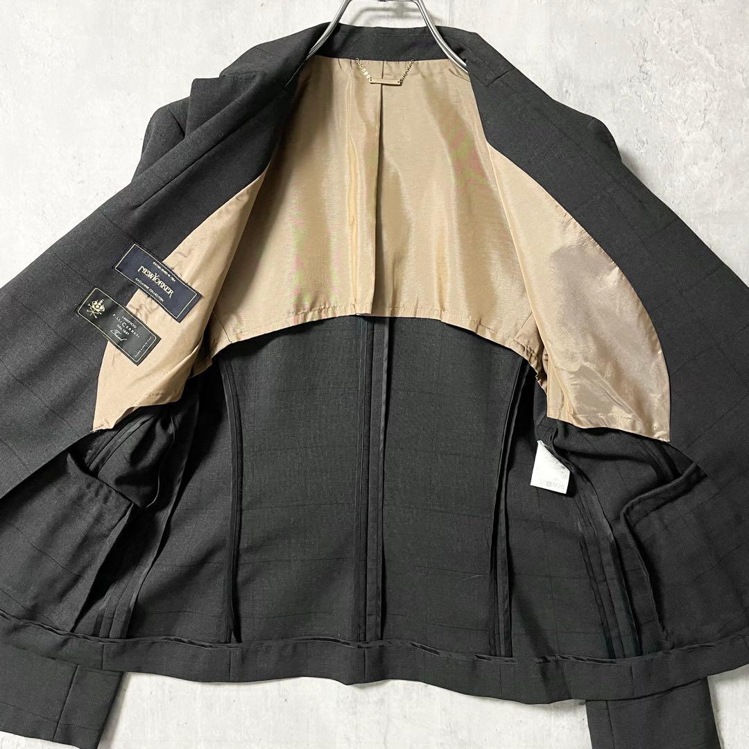 【極美品】ニューヨーカー スーツセットアップ 11号 チェルッティ生地