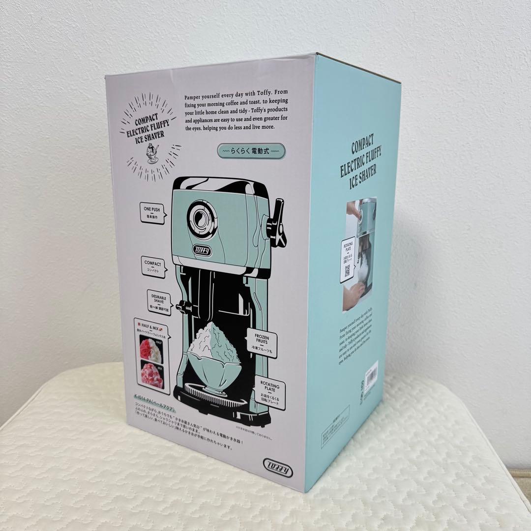【新品・未使用】Toffy 電動ふわふわかき氷器 2025モデル K-IS14