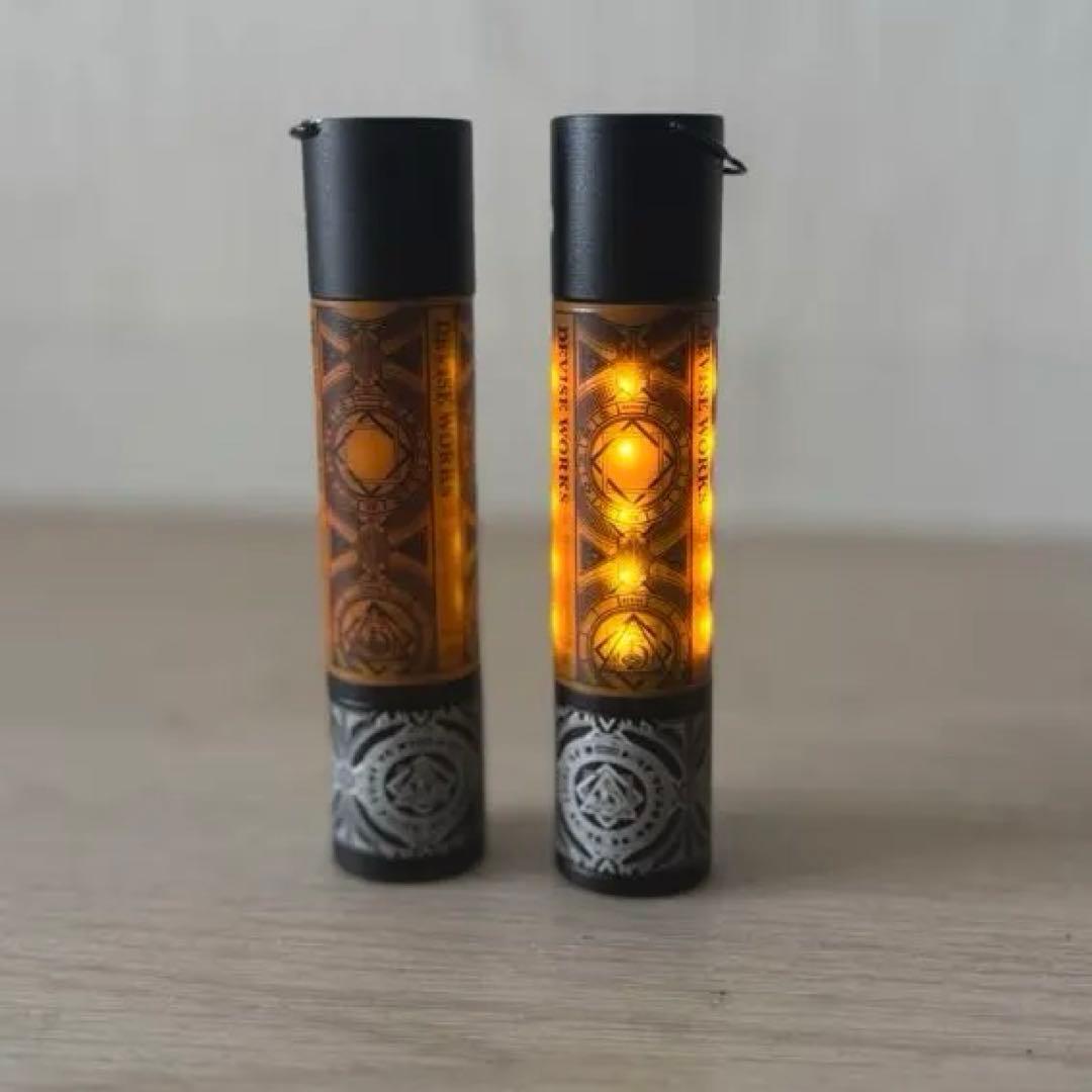 ミニマライト　アンバー2本セット