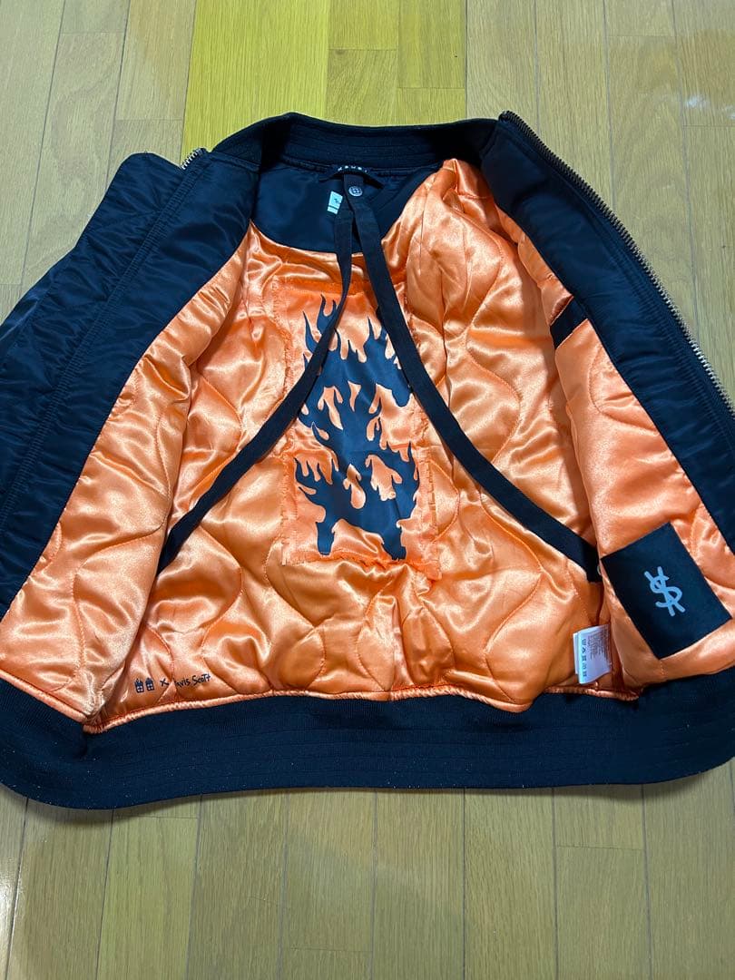 ジャケット・アウター Travis Scott Ksubi ReflectiveBombersizeS